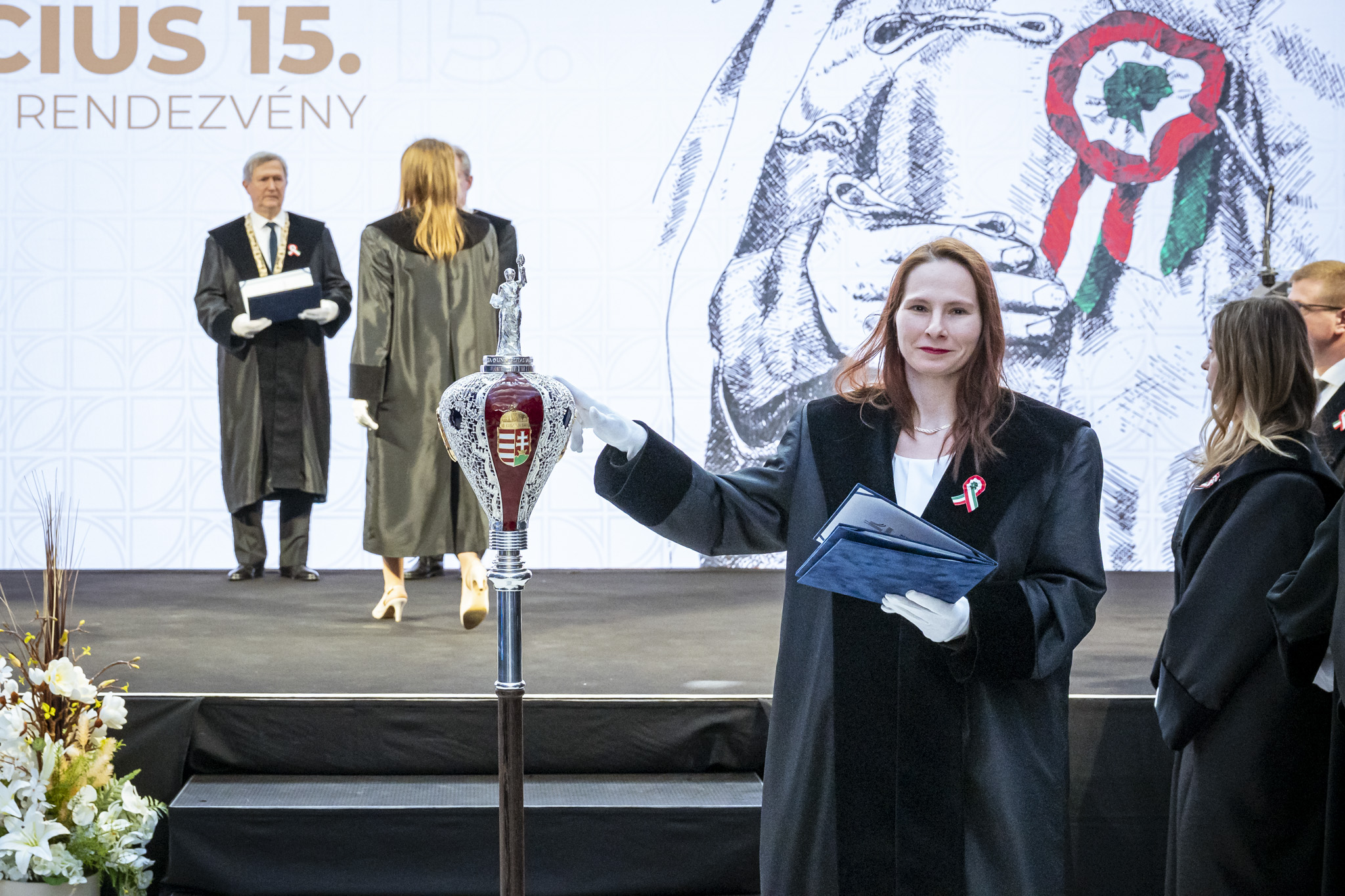 Doctoral gallery: The ceremony was completed by the conferral of doctoral degrees (Photo: András Adorján, Gergely Nagy / Széchenyi István University)